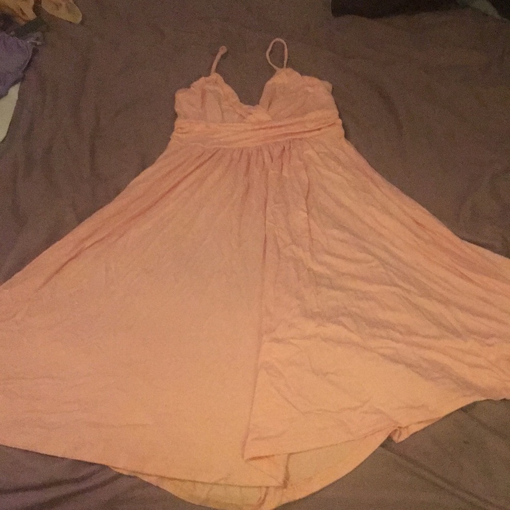 Light pink long dress